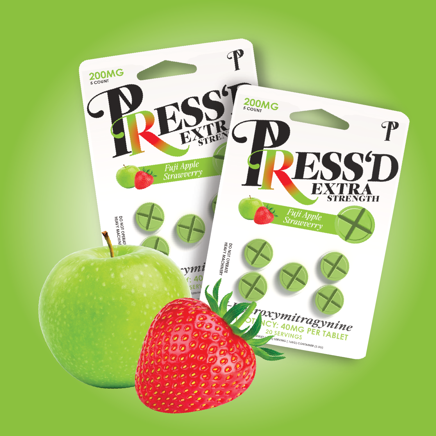 Press'd - Extra Strength - 40mg - 5ct